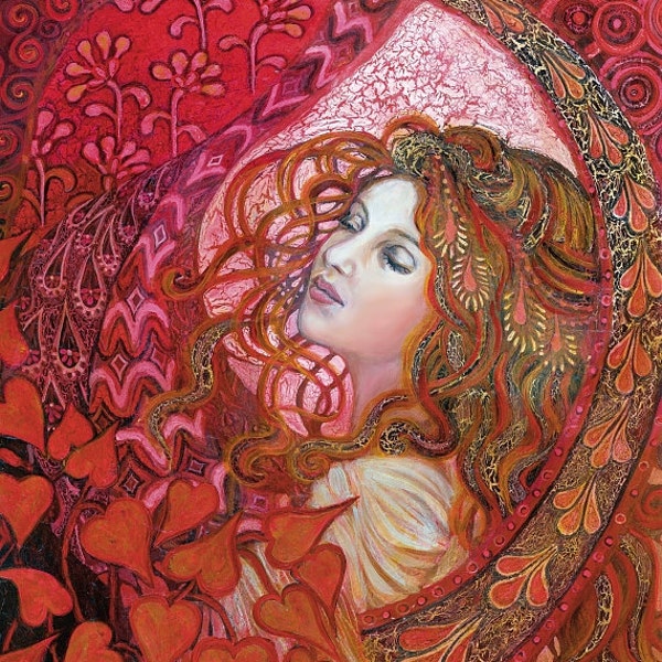 Aphrodite Love Goddess Art Nouveau 16x20 Poster Print