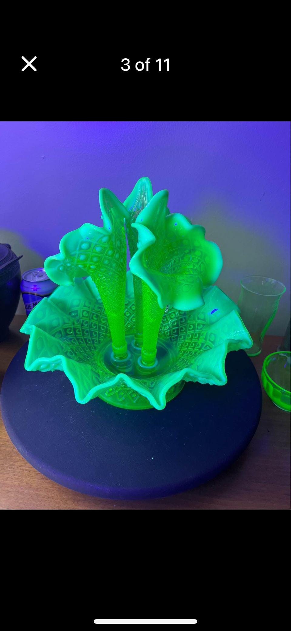 Fenton uranium glass - Etsy 日本 Fenton uranium glass - Etsy 日本