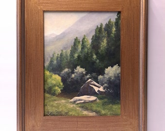 Original oil painting "Secret Creek"