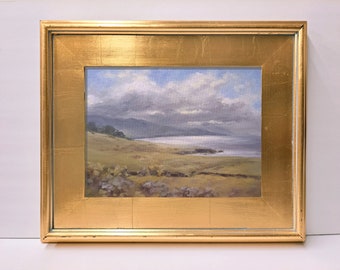 Original oil painting "Ocean Glow"