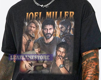 Limited Joel Miller The Last Of U Vintage T-shirt, cadeau voor dames en heren Unisex T-shirt
