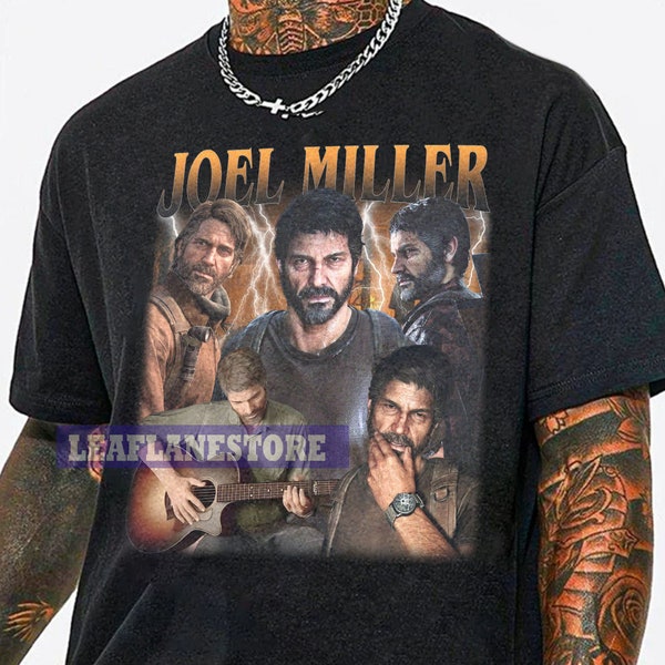 Limited Joel Miller The Last Of U Vintage T-Shirt, Gift For Women and Man Unisex T-Shirt