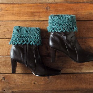 Pikabu Knit Boot Toppers Pattern PDF Quick knit gift image 3