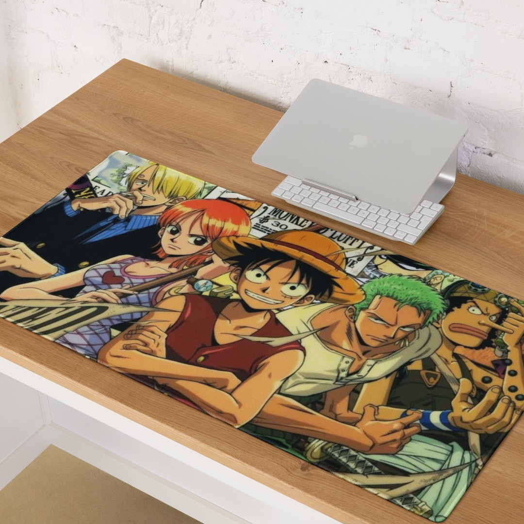 One Piece Anime Mouse Pad, Strawhat Luffy Gaming Mousepad, Zoro Office