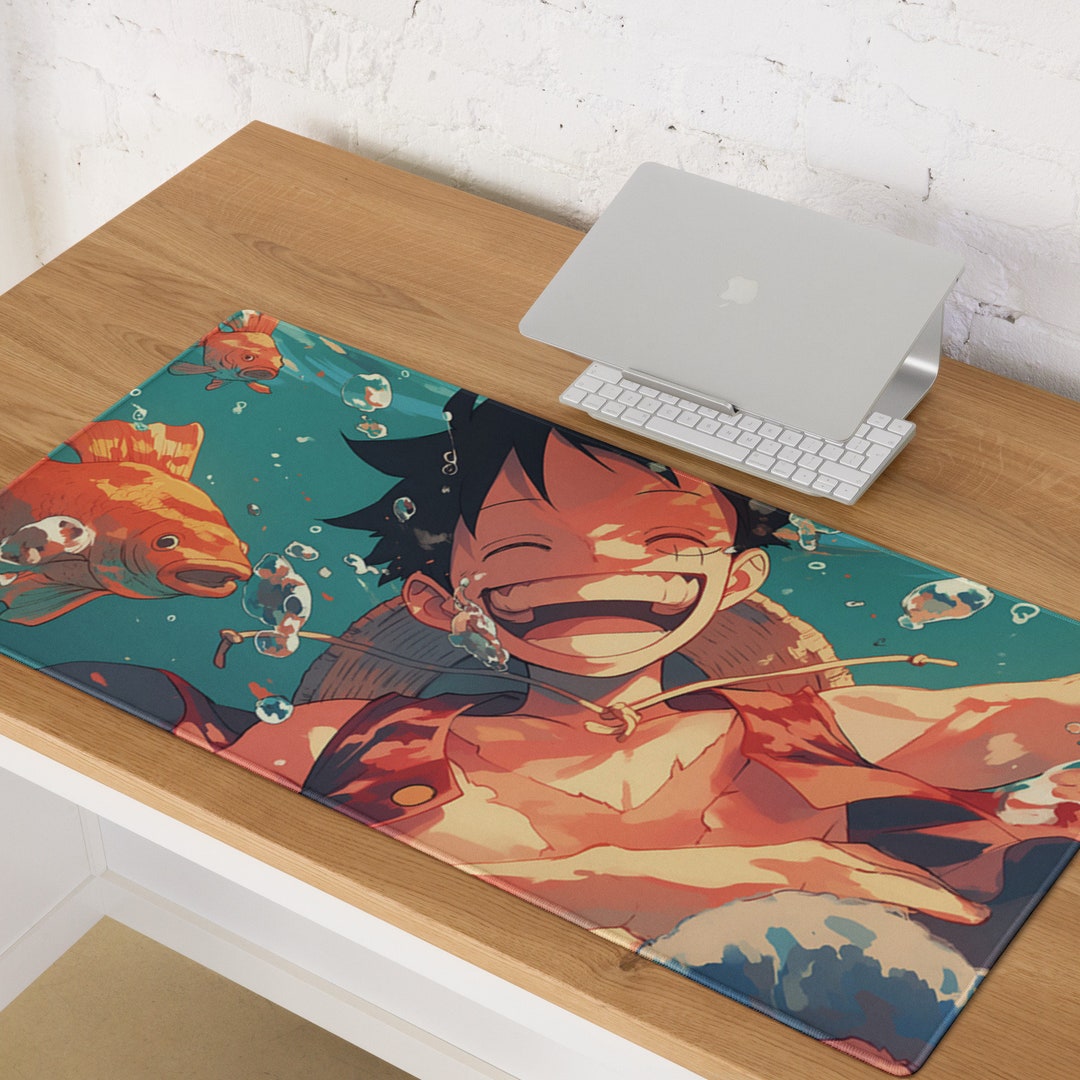 One Piece Anime Mouse Pad, Strawhat Luffy Gaming Mousepad, Zoro Office