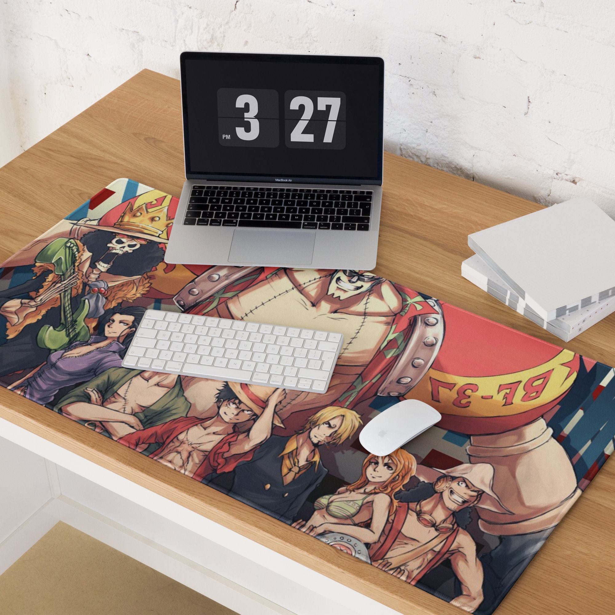 One Piece Anime Mouse Pad, Strawhat Luffy Gaming Mousepad, Franky