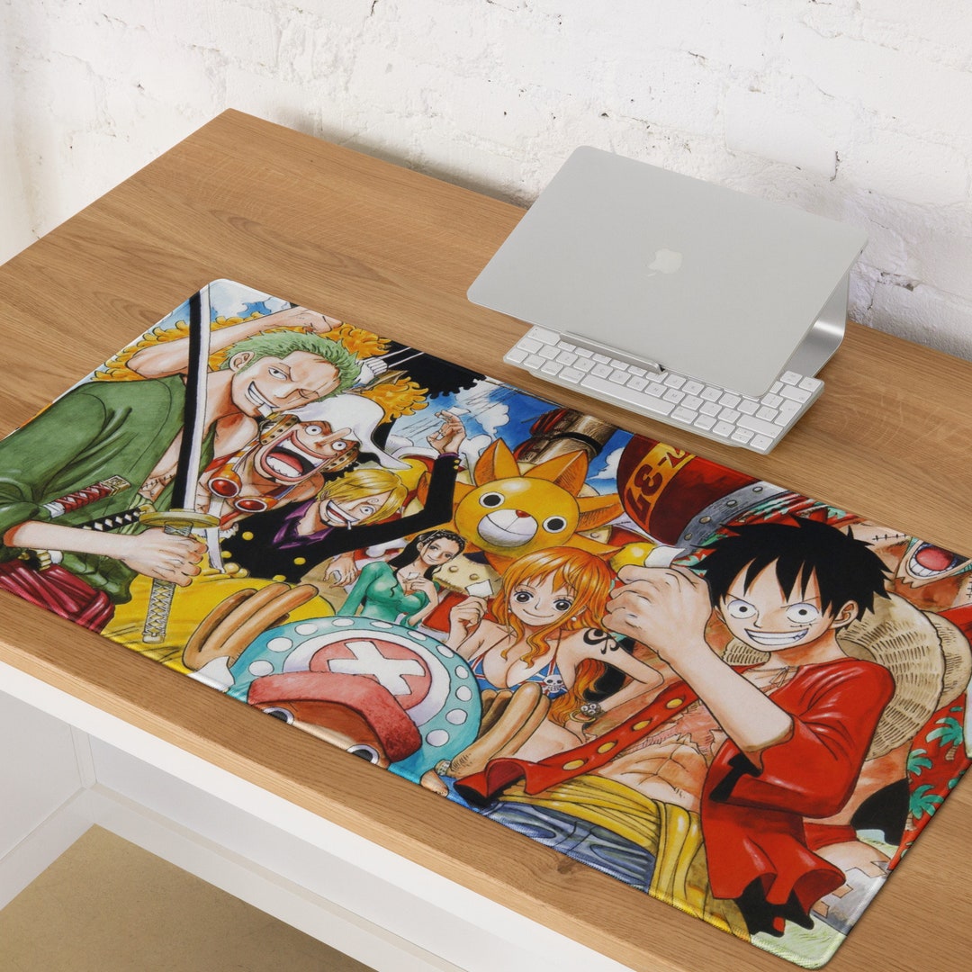 One Piece Anime Mouse Pad, Strawhat Luffy Gaming Mousepad, Zoro Office