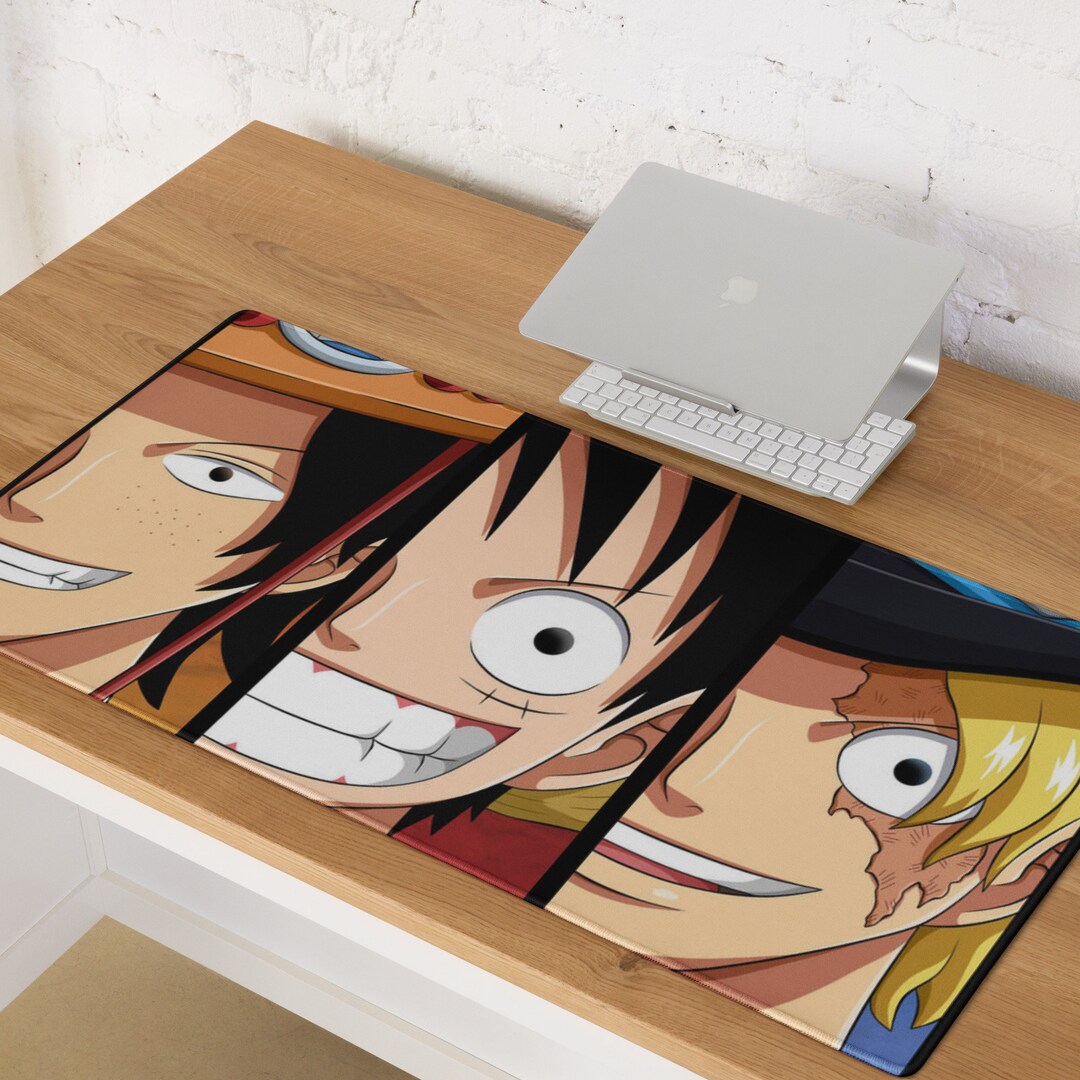 One Piece Anime Mouse Pad, Luffy Ace Sabo Gaming Mousepad, Zoro Office
