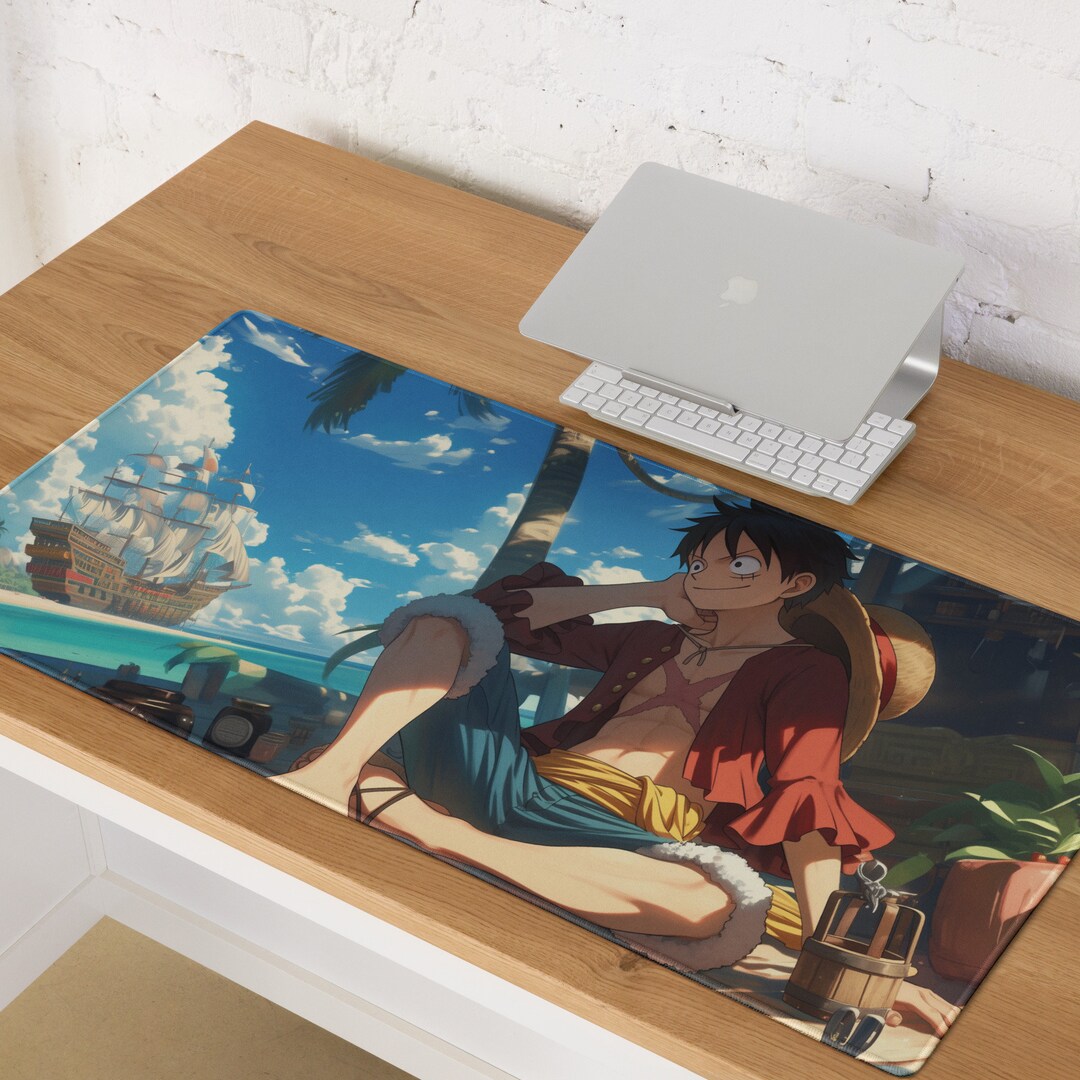 One Piece Anime Mouse Pad, Strawhat Luffy Gaming Mousepad, Zoro Office