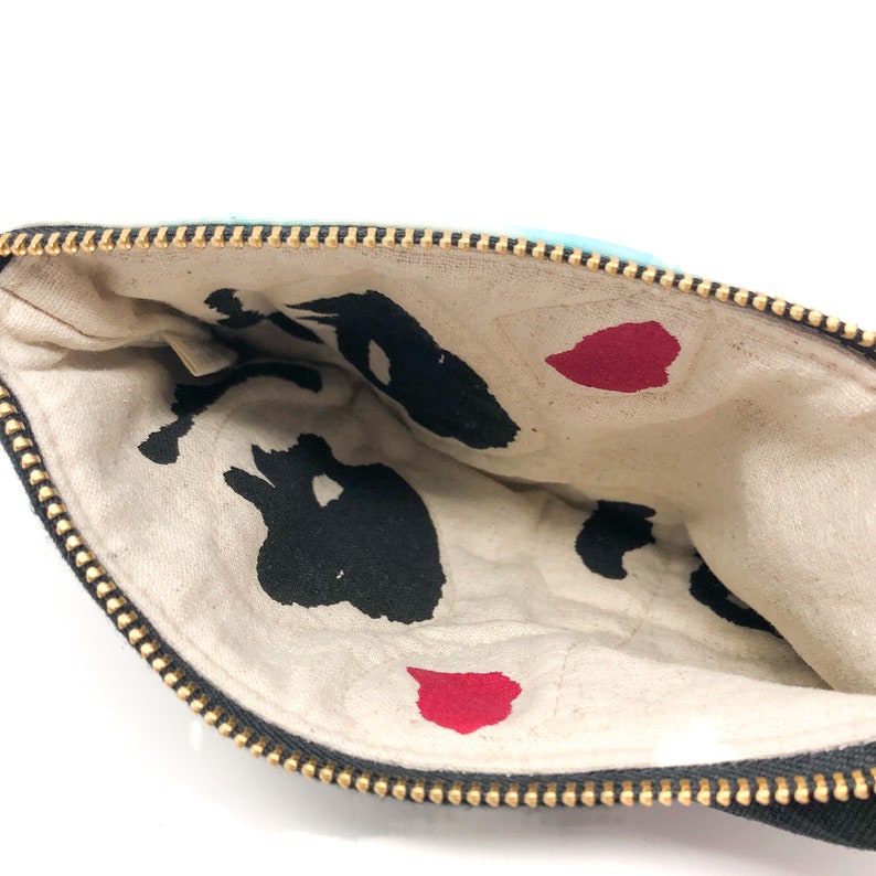 Improv Quilt Zipper Pouch #2363