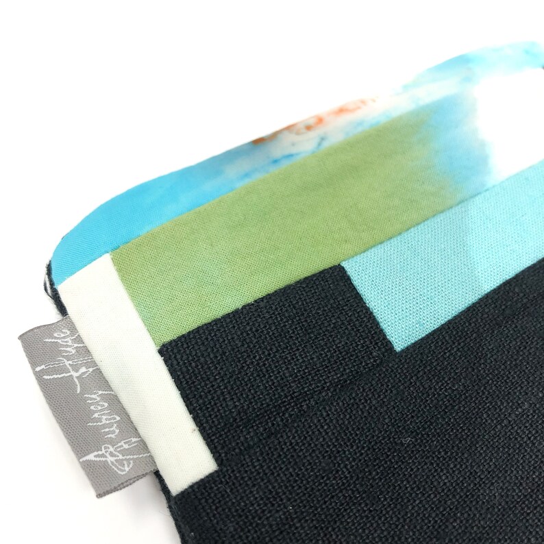 Improv Quilt Zipper Pouch #2363