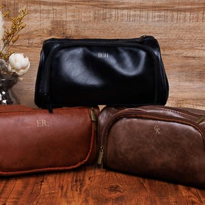 Kulturtasche, Kulturtasche, Kulturtasche für Männer Leder, Kulturtasche für Männer, Hochzeit Trauzeugen Geschenk, Hochzeitsgeschenke, Geburtstagsgeschenk