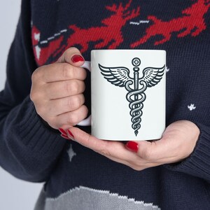 Nurse Appreciation Mug, Medical Professional Gift, Ceramic Coffee Cup, RN Graduation Present, Nursing Student Thank You, Healthcare Worker