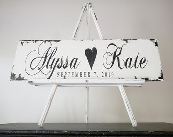 Save the Date Sign | Wooden Engagement Sign |Engagement Photo Prop | Wedding Sign | Established Sign | We're Engaged Prop | Gift for Couples