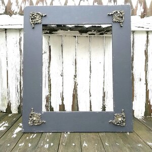 PICTURE FRAME | Open Frame | Shabby Chic Frame | Ornate Frame | Wedding Frame | Large Wood Frame | Wedding Decor | Vintage Frame |Distressed
