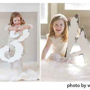 LARGE WOODEN NUMBERS | Large Wooden Number 3 | Best Wooden Numbers | Birthday Party Decor | Large Wooden Number 4 | Big Rustic Numbers 0 - 9