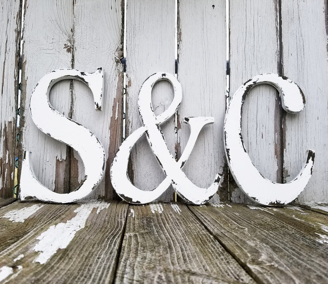WOODEN LETTERS Wall Letters Wooden Name Letters 10 Etsy