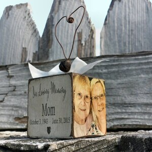 In Loving Memory Christmas Ornament | Christmas Ornament with Photo | In Memory of Ornament | Loss of Mom | Loss of Dad | Sympathy Gift