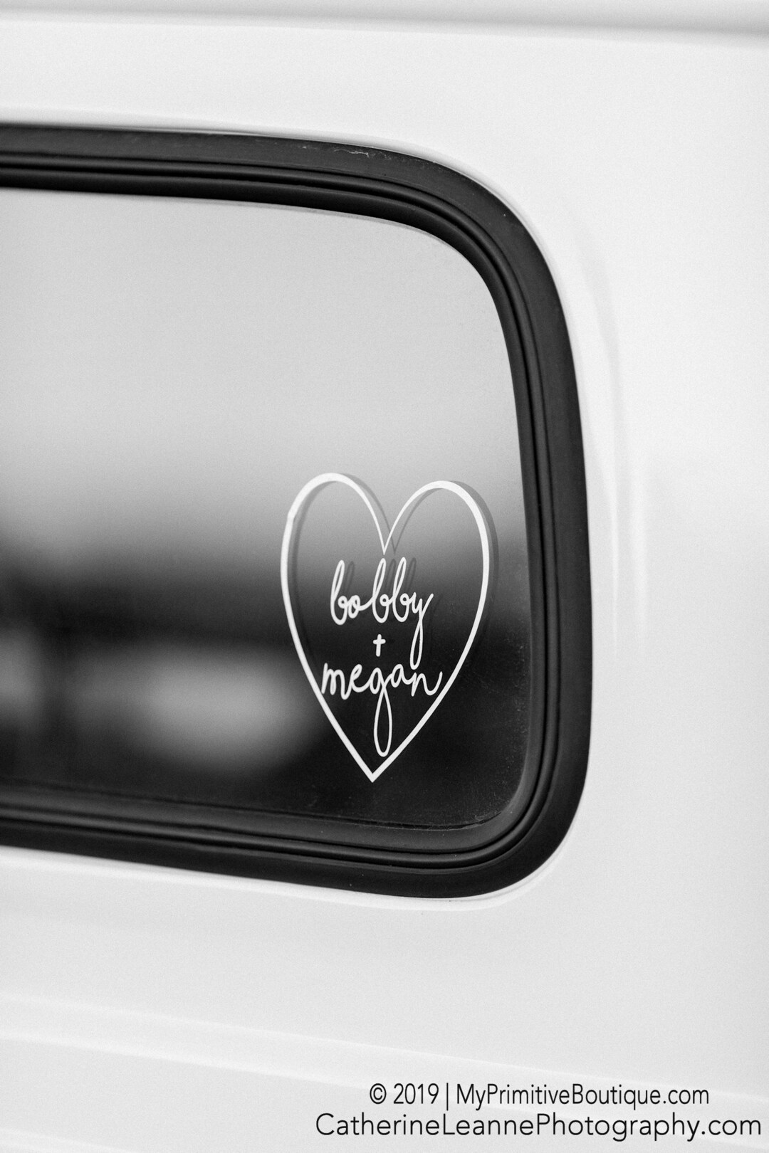 Personalized Decals Vinyl Decal Love Decals for Couples heart Decal Car