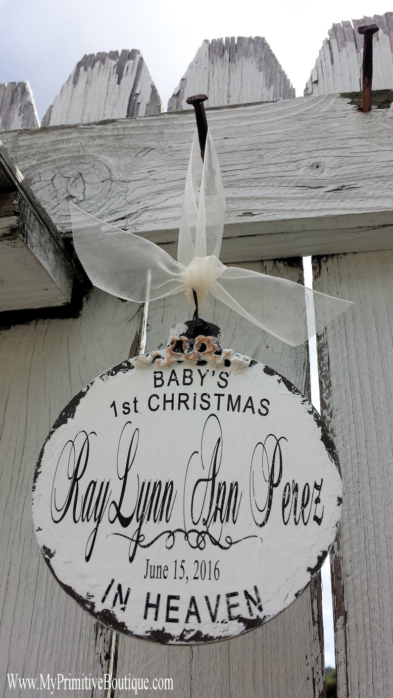 Baby First Christmas In Heaven Ornament 