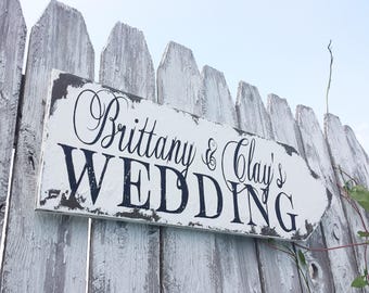 Personalized Wooden Wedding Arrow Sign |Rustic Arrow Wedding Decor | Rustic Arrow Sign | Rustic Wedding Direction Sign |Rustic Wedding Decor