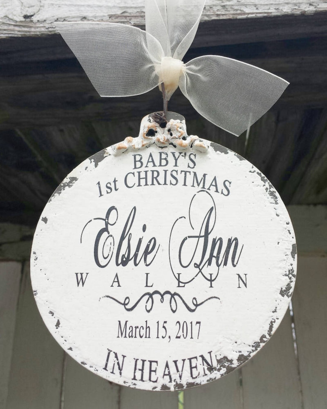 Baby First Christmas In Heaven Ornament 