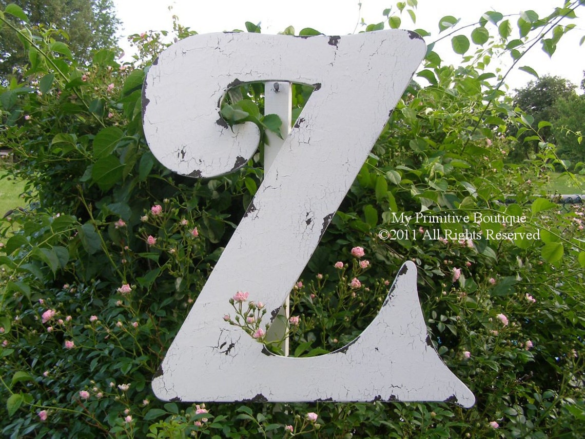 24 INCH WOODEN LETTER Large Wooden Wall Letters Rustic Etsy
