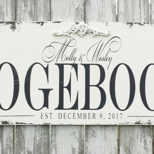 Last Name Established Sign | Wood Name Sign | Rustic Wedding Sign | Farmhouse Decor | Wood Sign | Rustic Wedding Decor | Rustic Wooden Sign