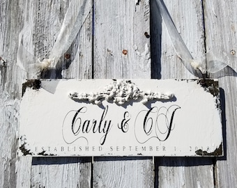 Modern Farmhouse Decor | Vintage Inspired Signage | Wedding Signs | Black and White Decor | White Inspo | Floral Decor | Shabby Chic Style