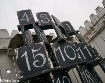 Wedding Table Numbers | Rustic Wedding Decor | Rustic Table Decor | Table Numbers | Wooden Table Numbers | Rustic Wood Table Numbers | Wood