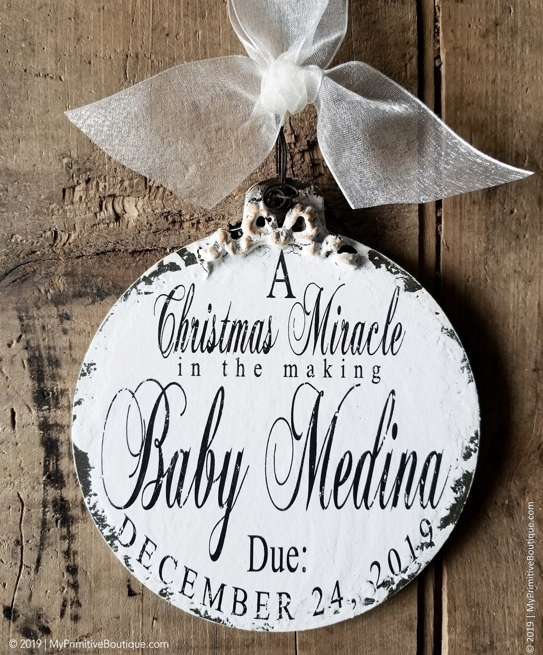 We Re Expecting Christmas Ornament 