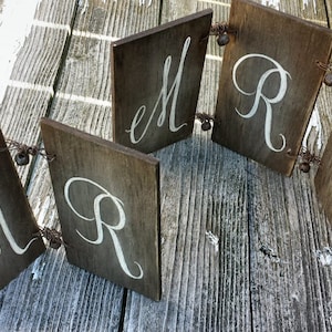 Wood Mr and Mrs Signs | Mr and Mrs Table Signs | Barn Wedding Decor | Rustic Wedding Decor | Sweetheart Table Decor | Reception Decor
