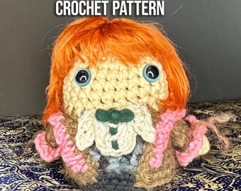 Ron flip doll in Dress Robes and Christmas Sweater wizard Fan Art pattern