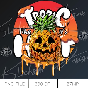 Summerween Pineapple POBIERZ TYLKO PNG Beachy Wall Art etui na iPhone'a 16 Tropic Like It's Hot Ghoul Summer Meet Me At The Beach Printable