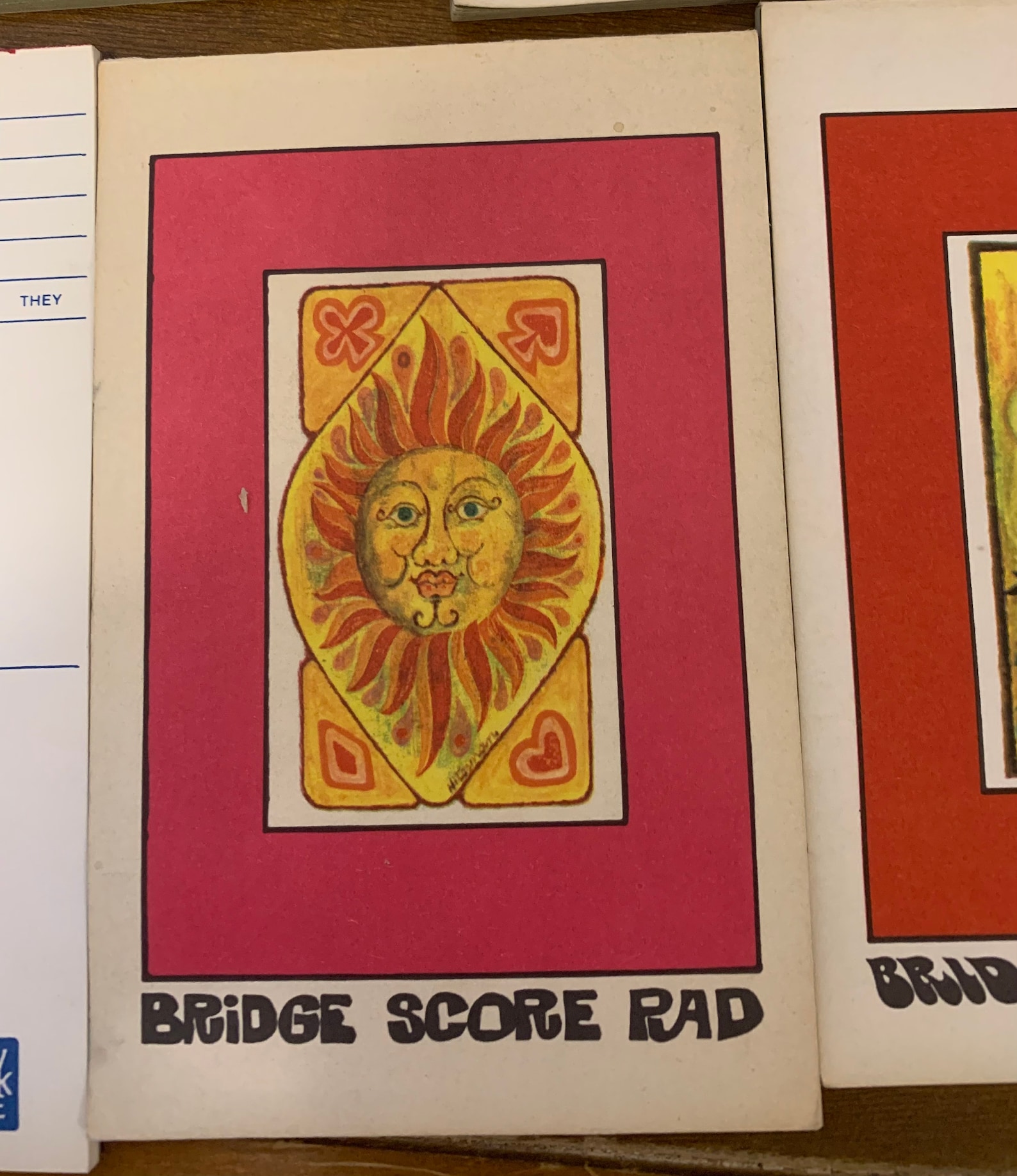 Retro Bridge Score Pads 6 Bridge Scoring Pads 1960s Ephemera | Etsy