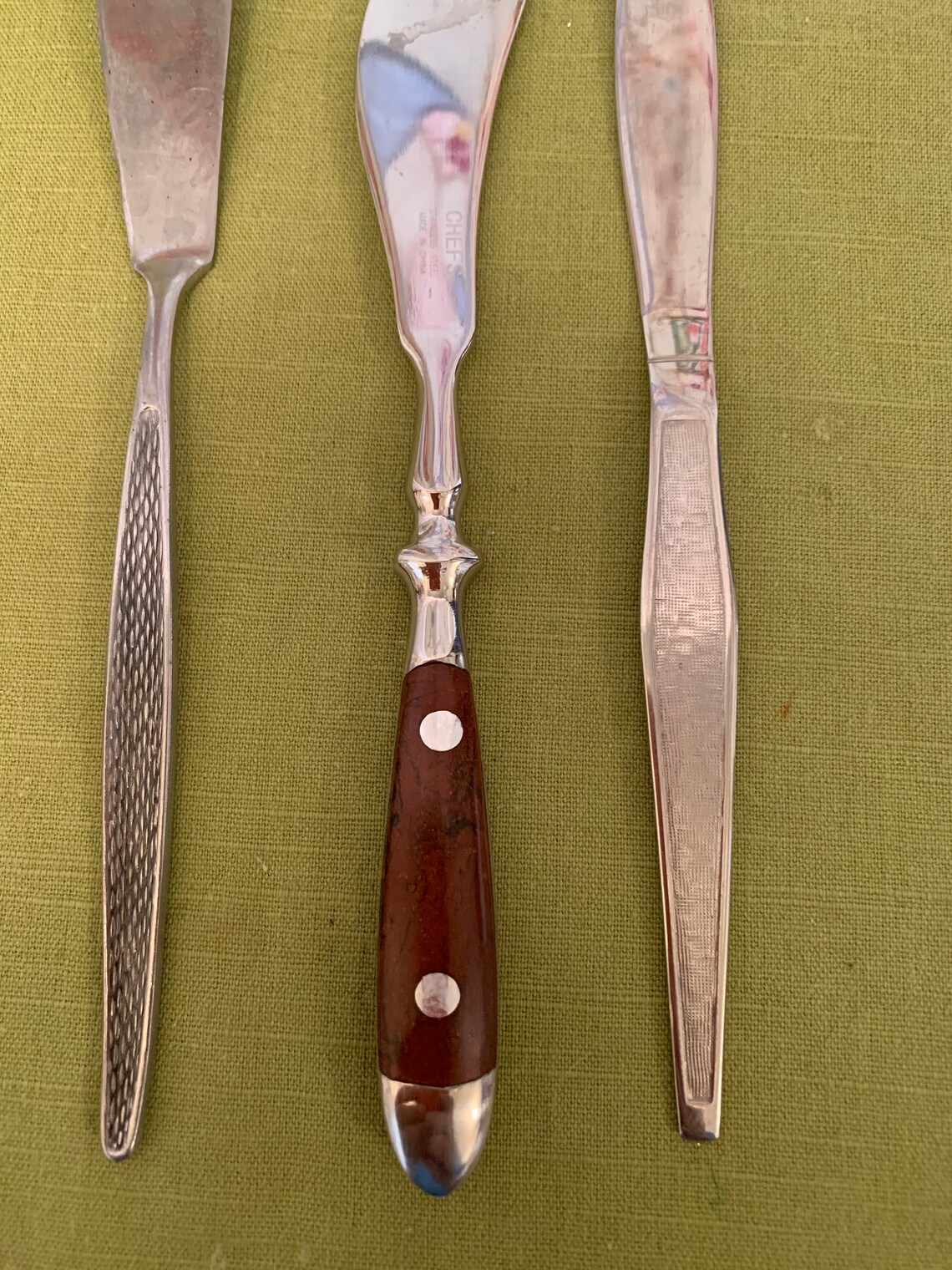 Vintage cheese butter knives 3 small serving knives Etsy