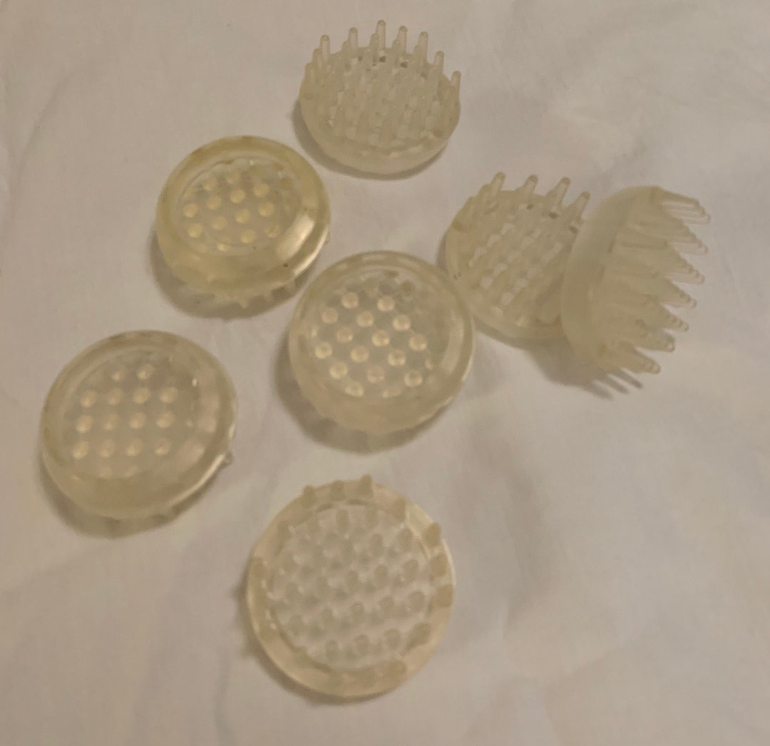Vintage Furniture Coasters 7 Clear Acrylic Spiked Coasters Etsy