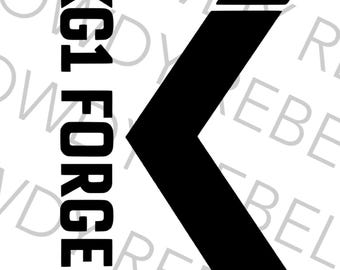 KG1 Forged Decal