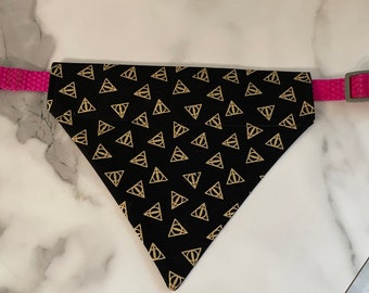 Harry Potter Deathly Hallows Dog Bandana