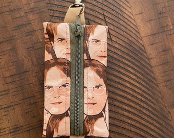 Dwight Lip Balm Holder Zipper Pouch