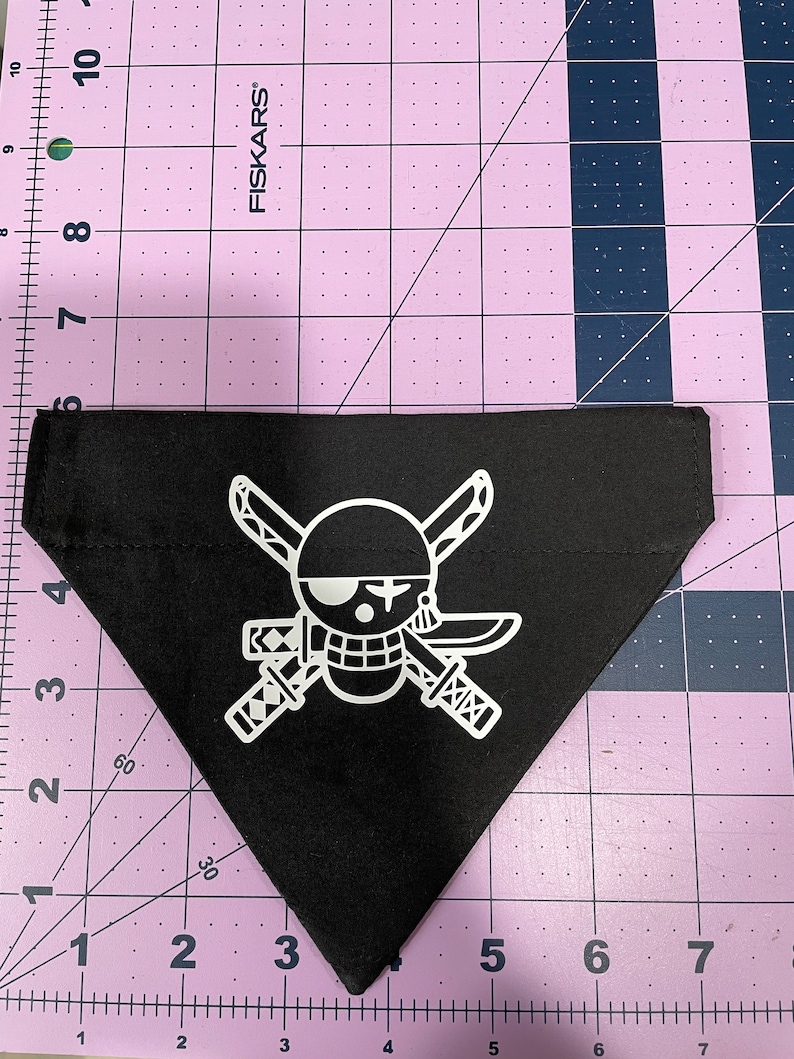 Zoro Jolly Roger Pet Bandana image 3