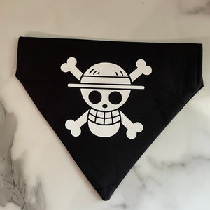 Straw Pirate Dog Bandana image 1