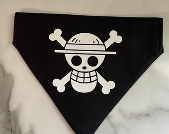 Straw Pirate Dog Bandana