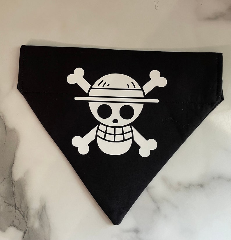 Straw Pirate Dog Bandana image 1