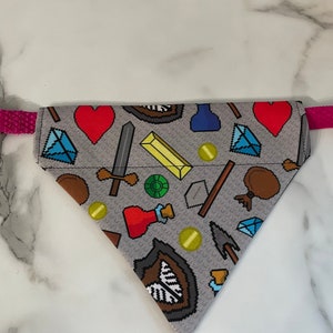 Retro Zelda Reversible Dog Bandana