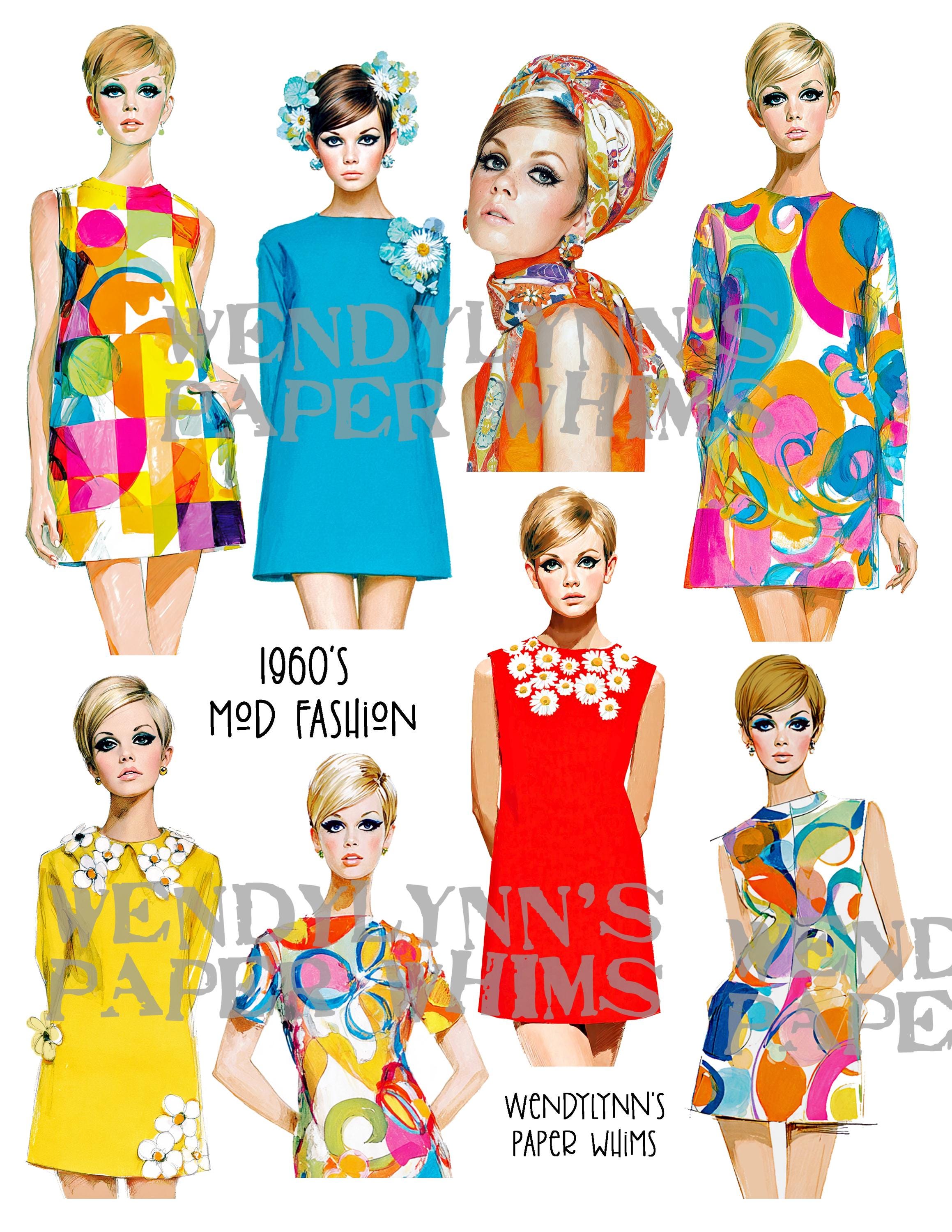 1960s Mod Fashion - Etsy Canada