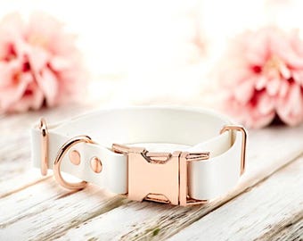 Personalized Waterproof Dog Collar: Stylish PVC Biothane Collar