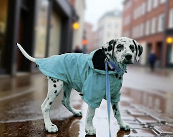 Waterproof Dog Raincoat with Hood, Reflective Adjustable Pet Jacket (XS-4XL)
