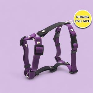Waterproof PVC dog harness - adjustable and durable, Heavy-duty waterproof dog harness - PVC harness for small and large dogs