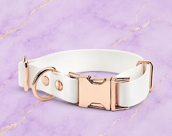 Personalized Waterproof Dog Collar: Stylish PVC Biothane Collar